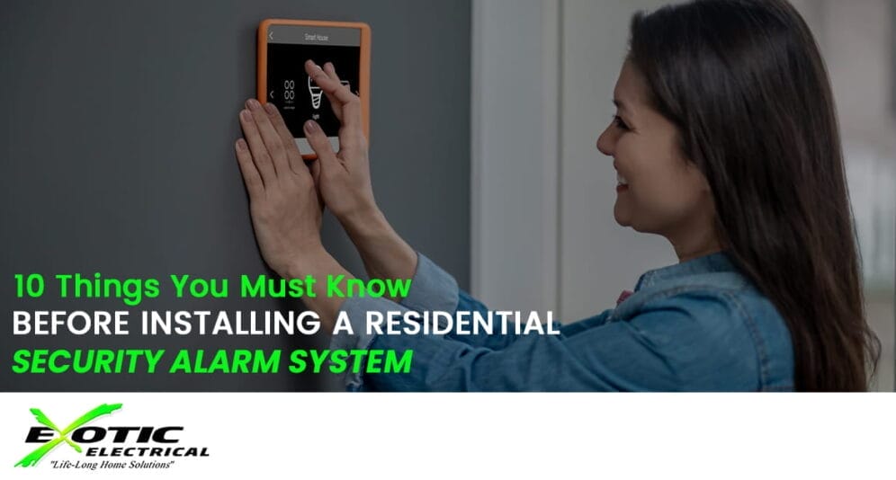 Residential Security Alarm