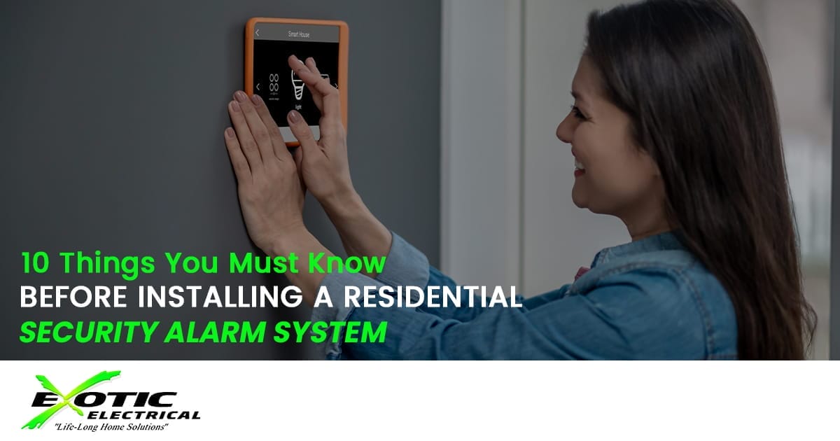 Residential Security Alarm
